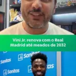 Vini Jr. acerta renovação de contrato com o Real Madrid - ge.globo.com