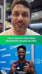 Vini Jr. acerta renovação de contrato com o Real Madrid - ge.globo.com