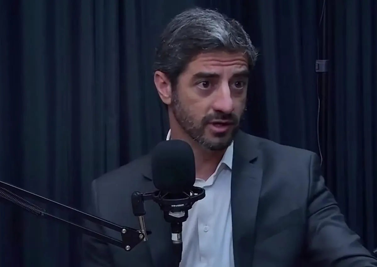 André Sica durante entrevista ao canal no YouTube ''Bar FC'' - Foto: Reprodução/Internet