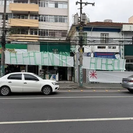 Mancha Verde estendeu faixa com "A Paciência Acabou" na Rua Palestra Itália